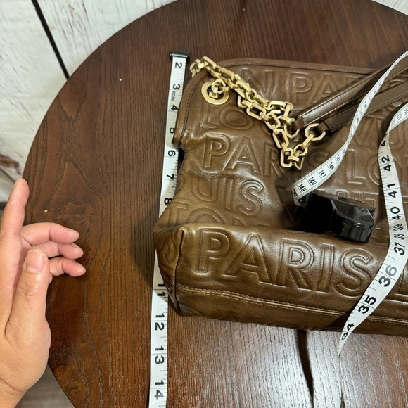 LOUIS VUITTON Limited Edition Chocolate Leather Paris Souple Wish Bag 2008 EUC - Picture 12 of 17